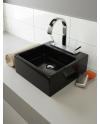 lavatorio de pousar preto deca L73.95 ambiente