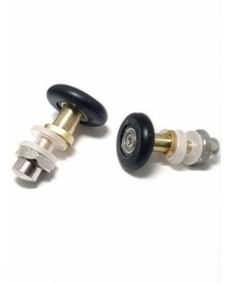 Kit de carretos excêntricos para resguardo/cabine de duche, para vidro 5/6 mm, furo 12 mm