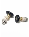 Kit de carretos excêntricos para resguardo/cabine de duche, para vidro 5/6 mm, furo 12 mm