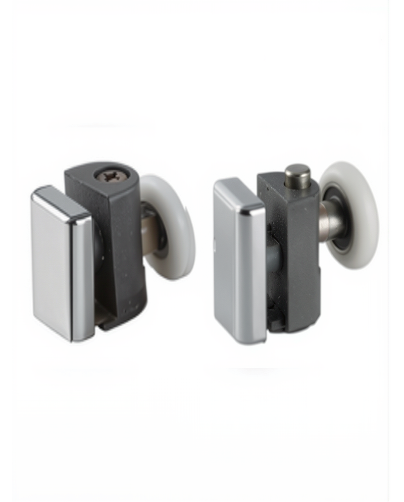 Kit de carretos para resguardo/cabine de duche CRP11-11, vidro 5/6 mm, com roldanas superiores e inferiores com mola