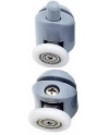 Kit de carretos para resguardo/cabine de duche CRP14-11, para vidro 5/6 mm, 2 superiores e 2 inferiores com mola